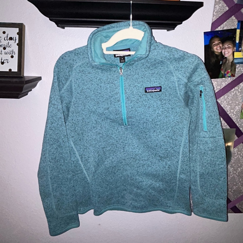 Patagonia Teal Fleece Pullover